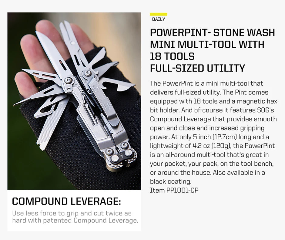 SOG PowerPint 18-in-1 Multi-Tool