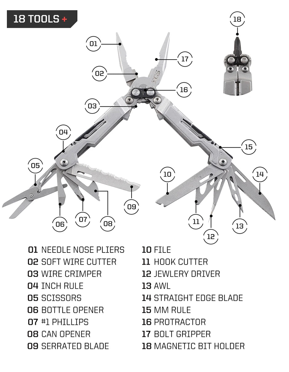 SOG PowerPint 18-in-1 Multi-Tool