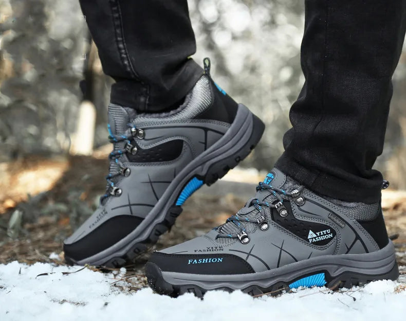 Waterproof Leather Winter Snow Boots