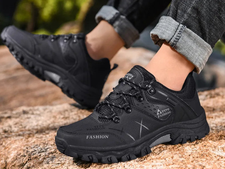 Waterproof Leather Winter Snow Boots