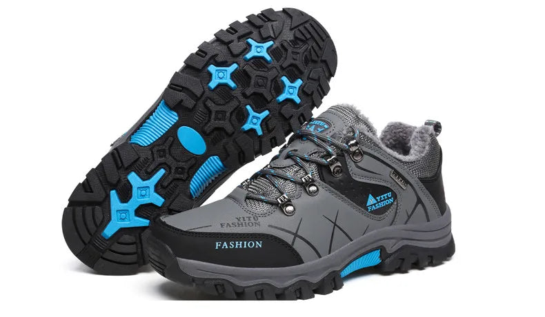 Waterproof Leather Winter Snow Boots