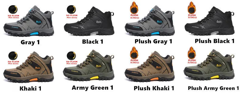 Waterproof Leather Winter Snow Boots