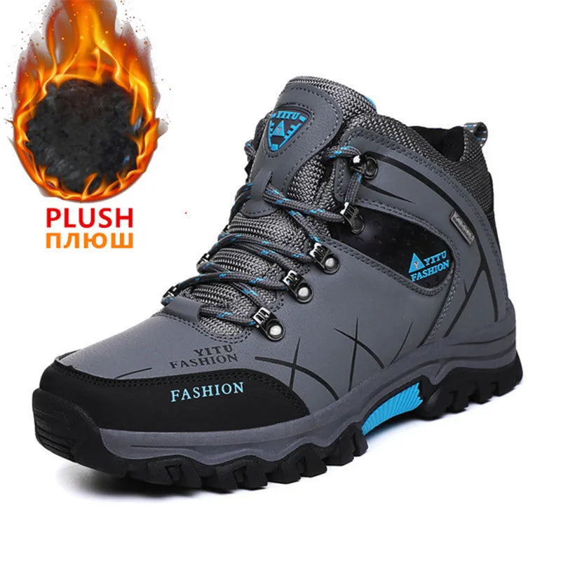 Waterproof Leather Winter Snow Boots