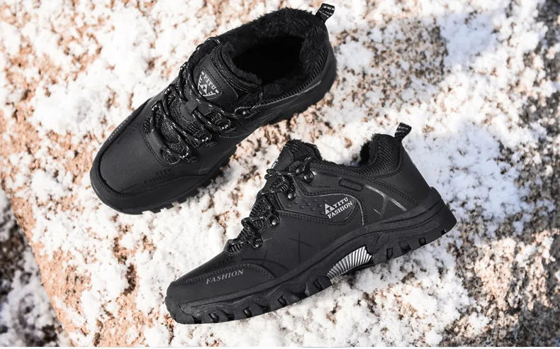 Waterproof Leather Winter Snow Boots