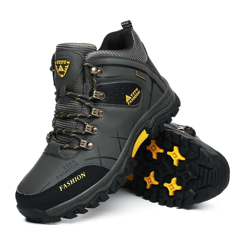 Waterproof Leather Winter Snow Boots