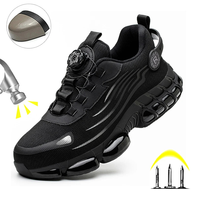Indestructible Steel Toe Safety Shoes