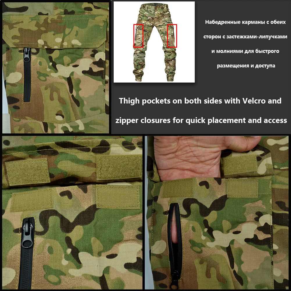 MEGE Tactical Cargo Joggers