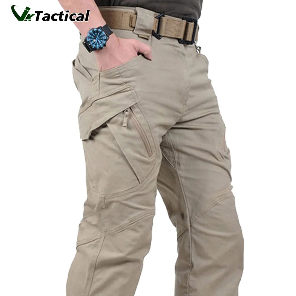 City Tactical Cargo Pants – Camouflage Multi-Pocket Hiking Trousers