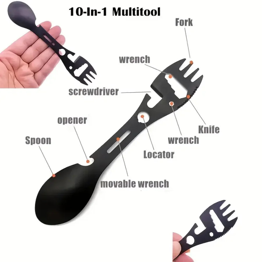 Outdoor Camping Fork Spoon Tool