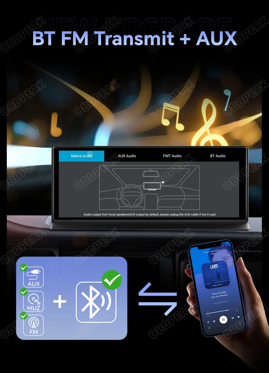 K60 Pro Smart Rearview Mirror Dash Cam