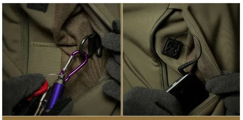 Men’s Tactical Soft-Shell Military Jacket –