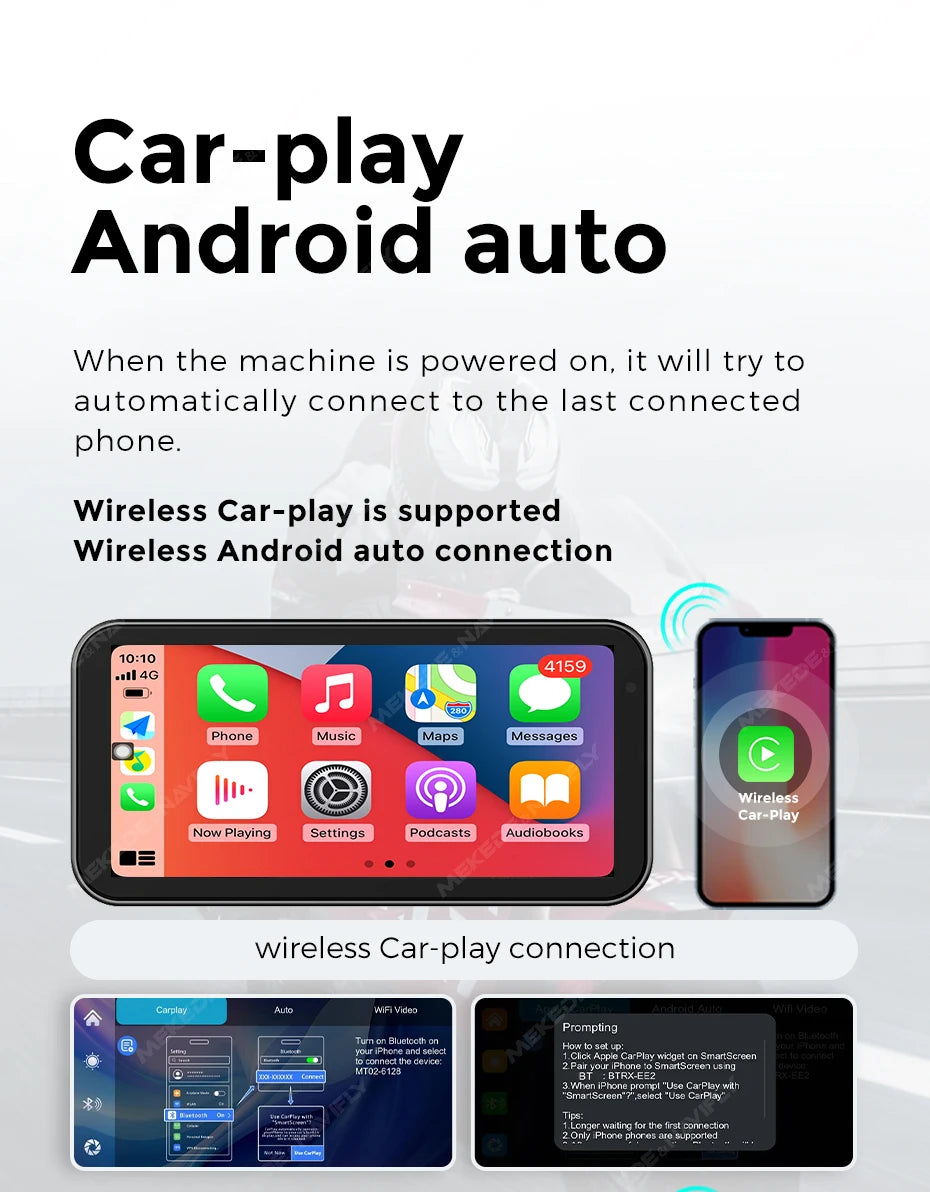 NaviFly 6.25" Motorcycle GPS Display