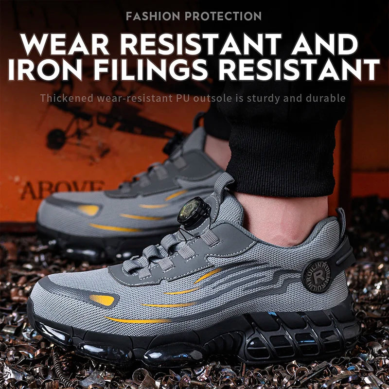 Indestructible Steel Toe Safety Shoes