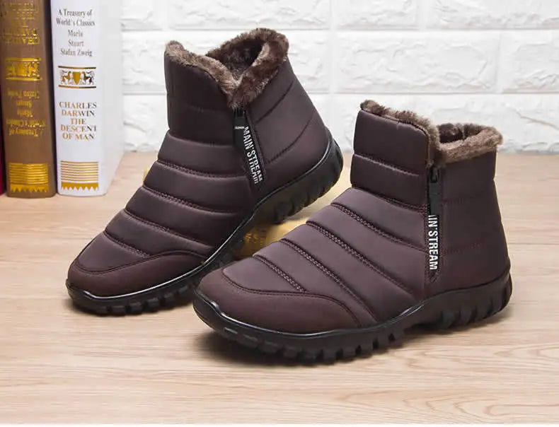 Men’s Warm Waterproof Snow Boots