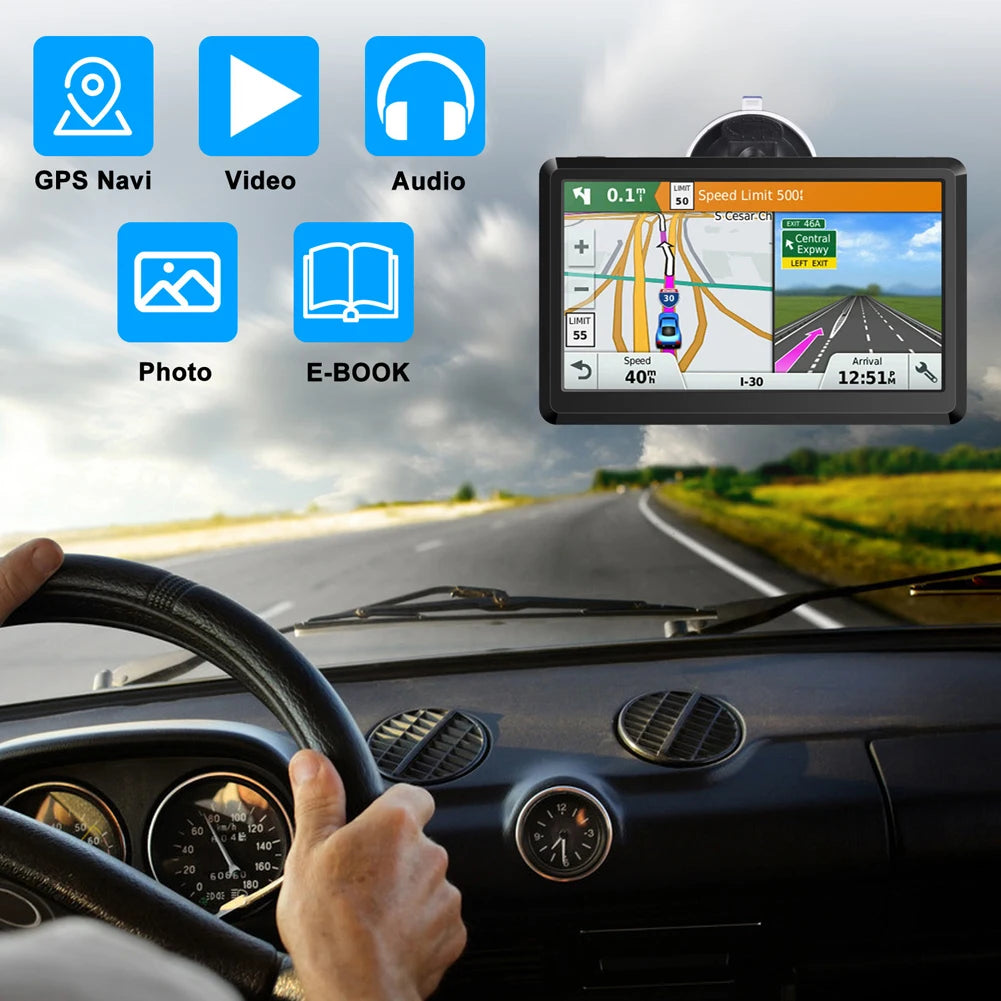 7-Inch HD Car GPS Navigator