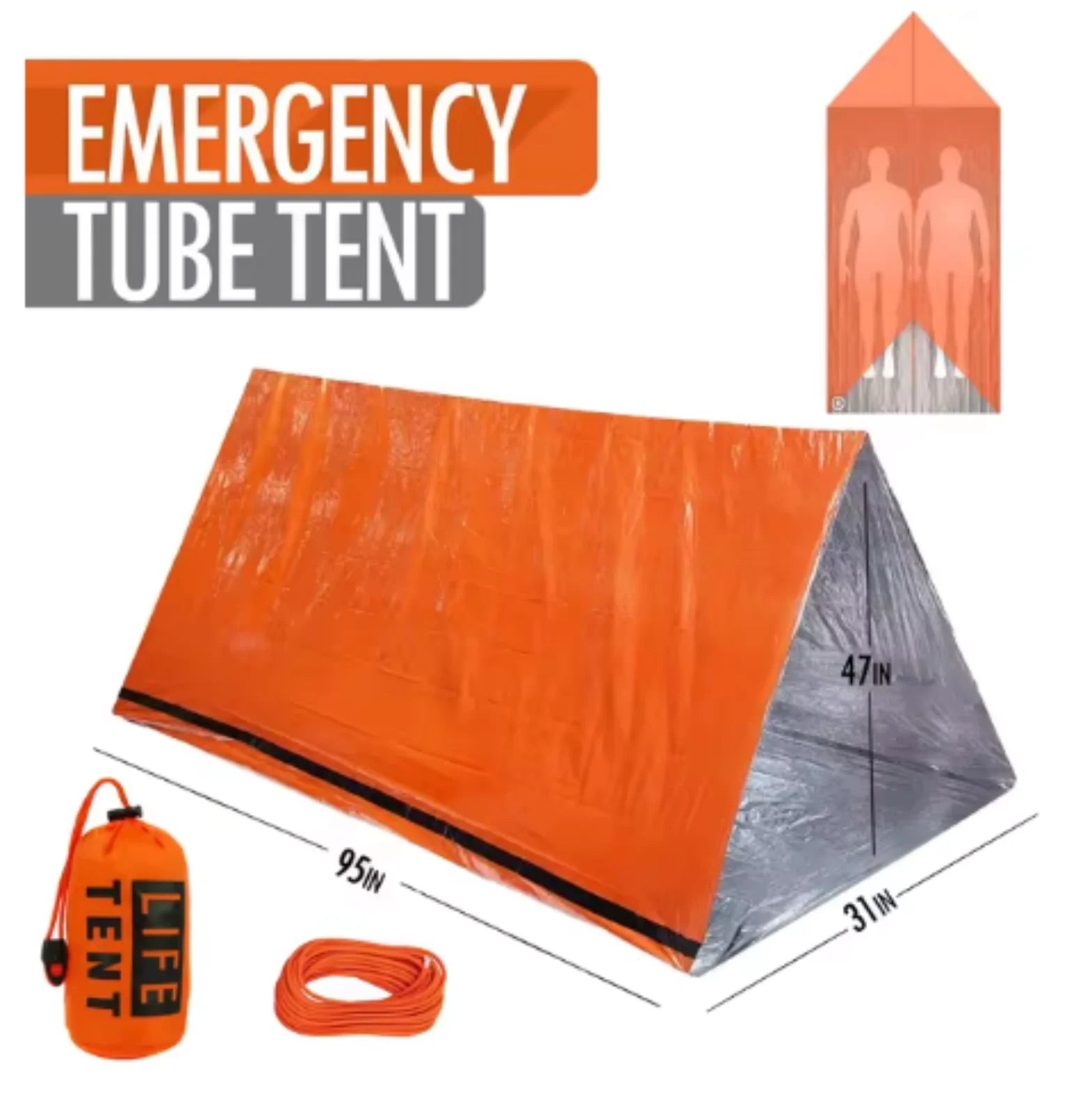 2 Person Waterproof Emergency Tent