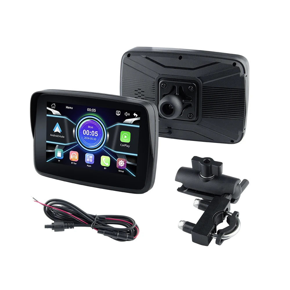 EKIY 5.0" Motorcycle GPS Display  Product Highlights: