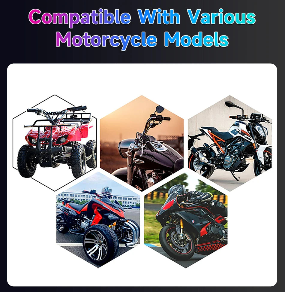 Vtopek 5"/7" Motorcycle GPS DVR