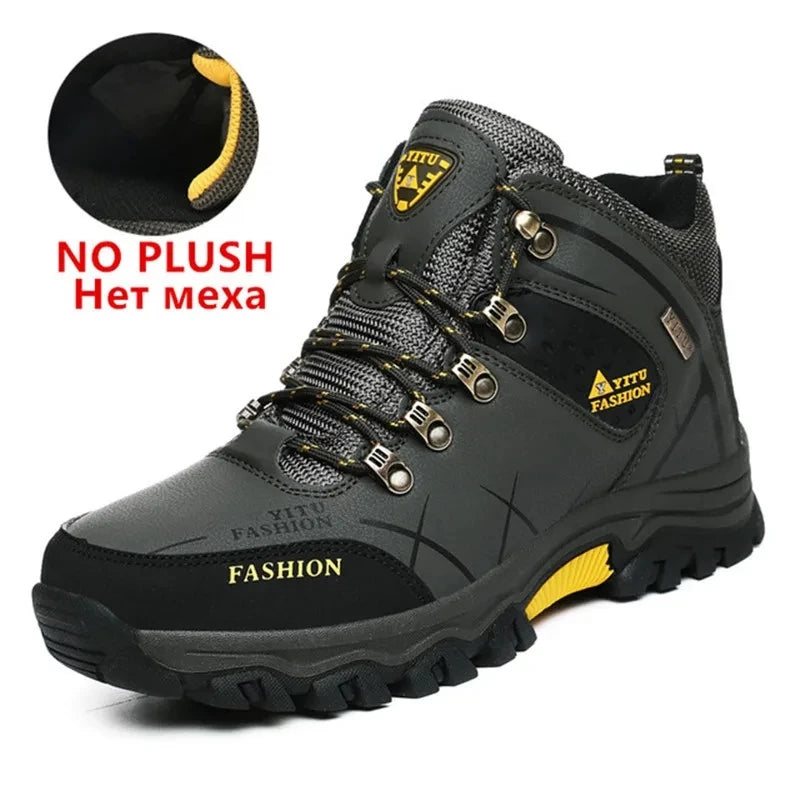 Waterproof Leather Winter Snow Boots