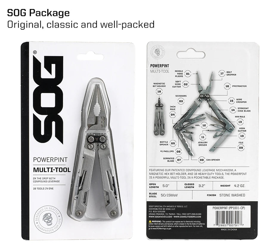 SOG PowerPint 18-in-1 Multi-Tool