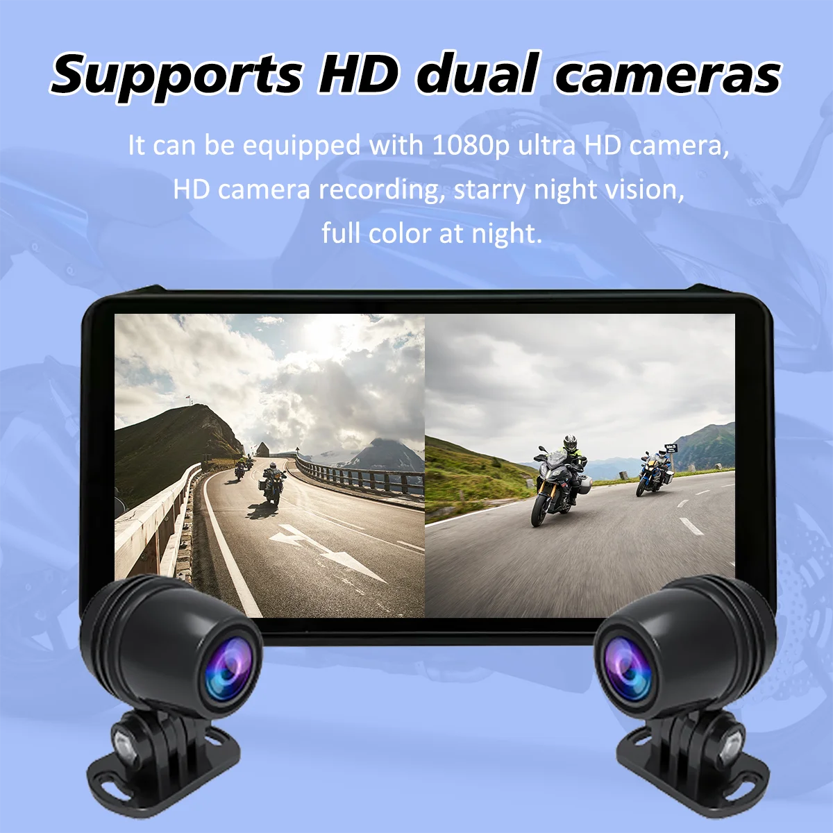 6.1" Waterproof Motorcycle GPS Display