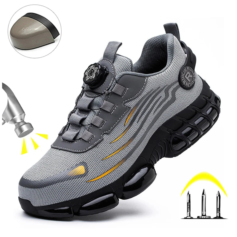 Indestructible Steel Toe Safety Shoes