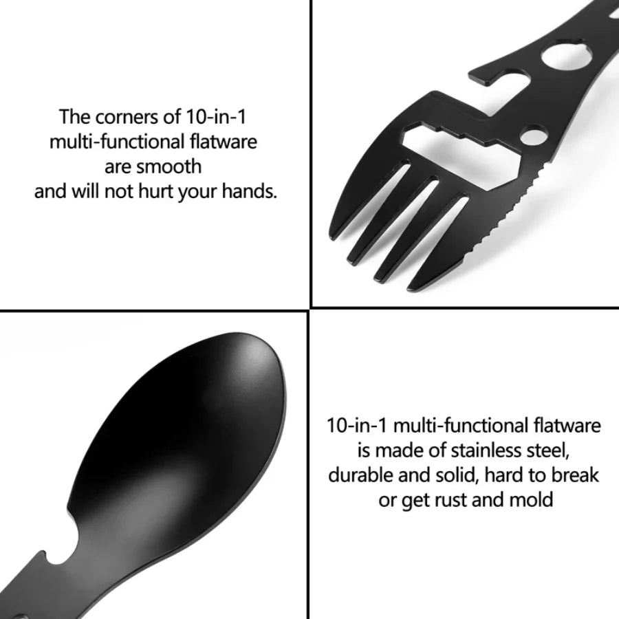 Outdoor Camping Fork Spoon Tool