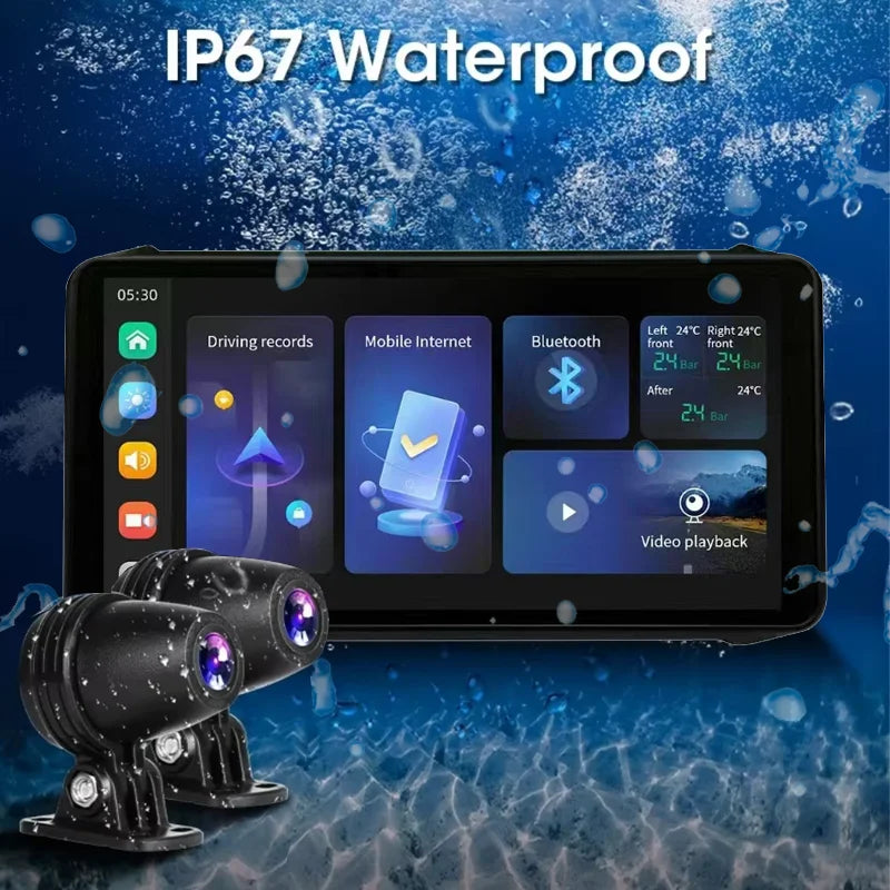 6.1" Waterproof Motorcycle GPS Display