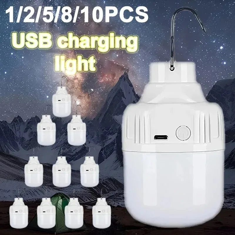USB Rechargeable LED Camping Bulb