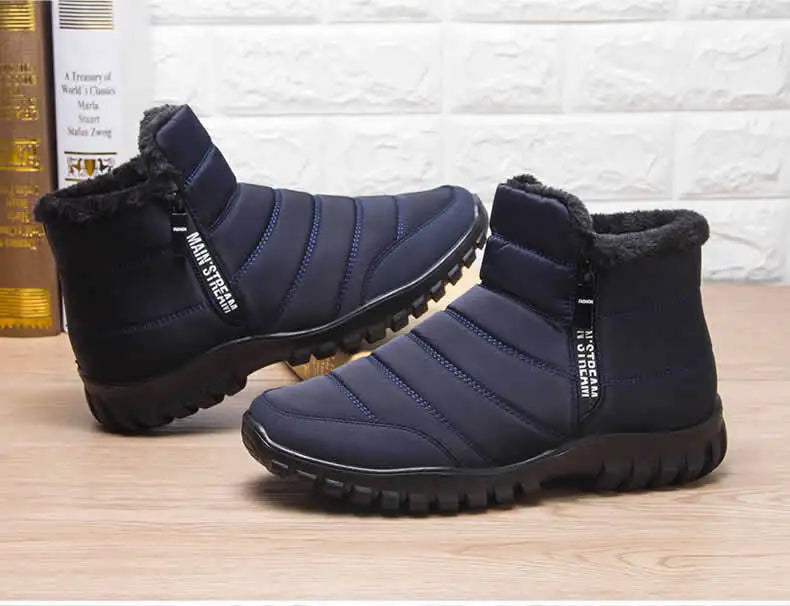 Men’s Warm Waterproof Snow Boots