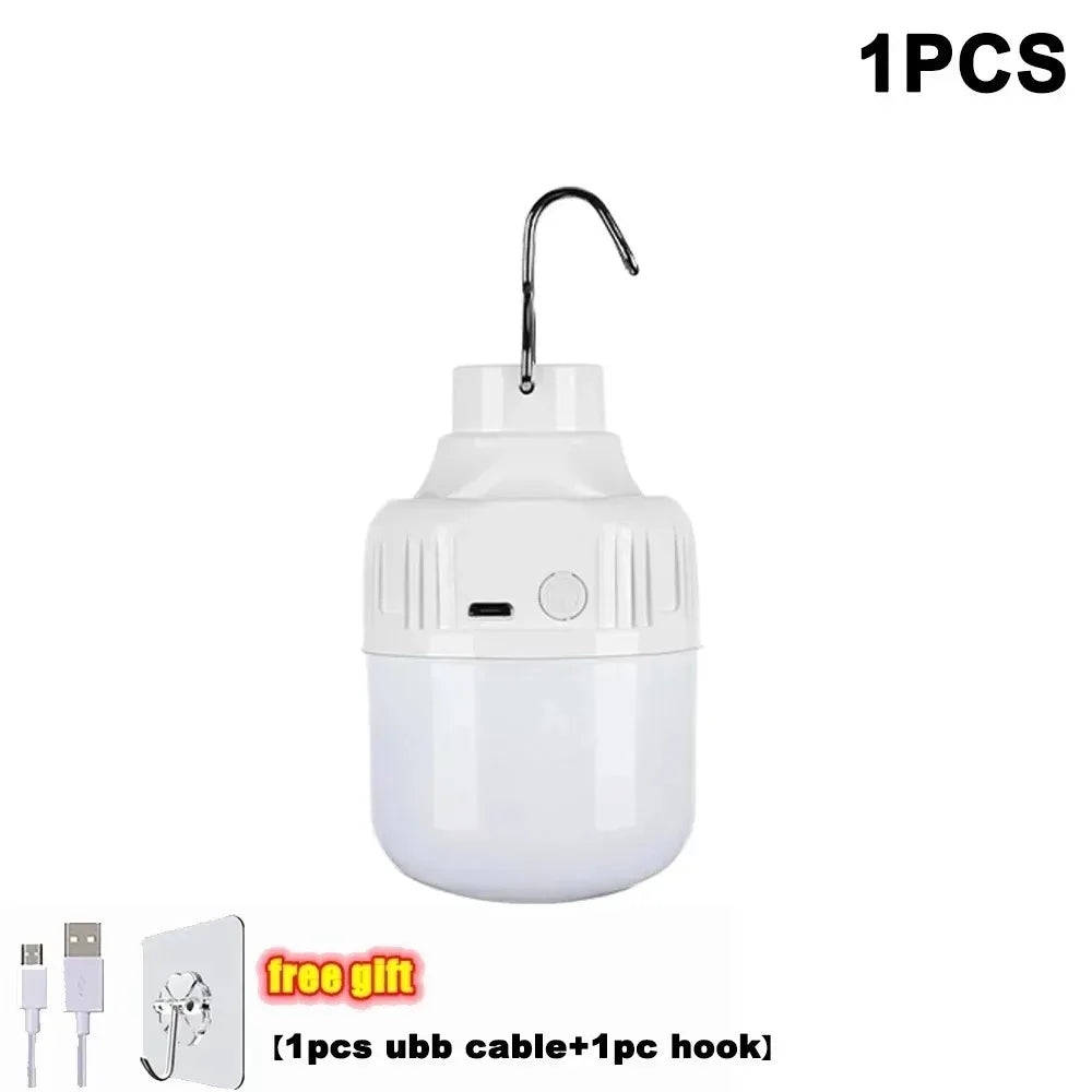 USB Rechargeable LED Camping Bulb