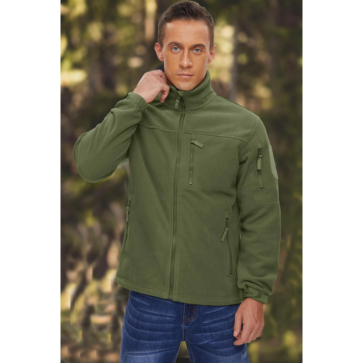TACVASEN Men’s Fleece Jacket Windproof