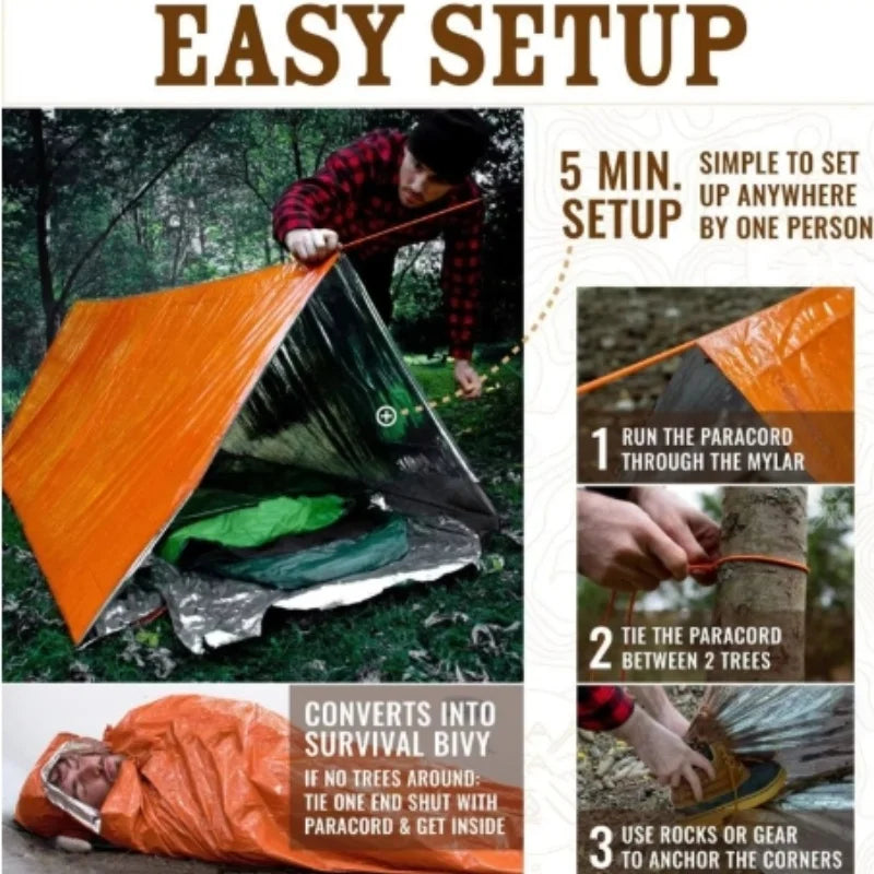 2 Person Waterproof Emergency Tent