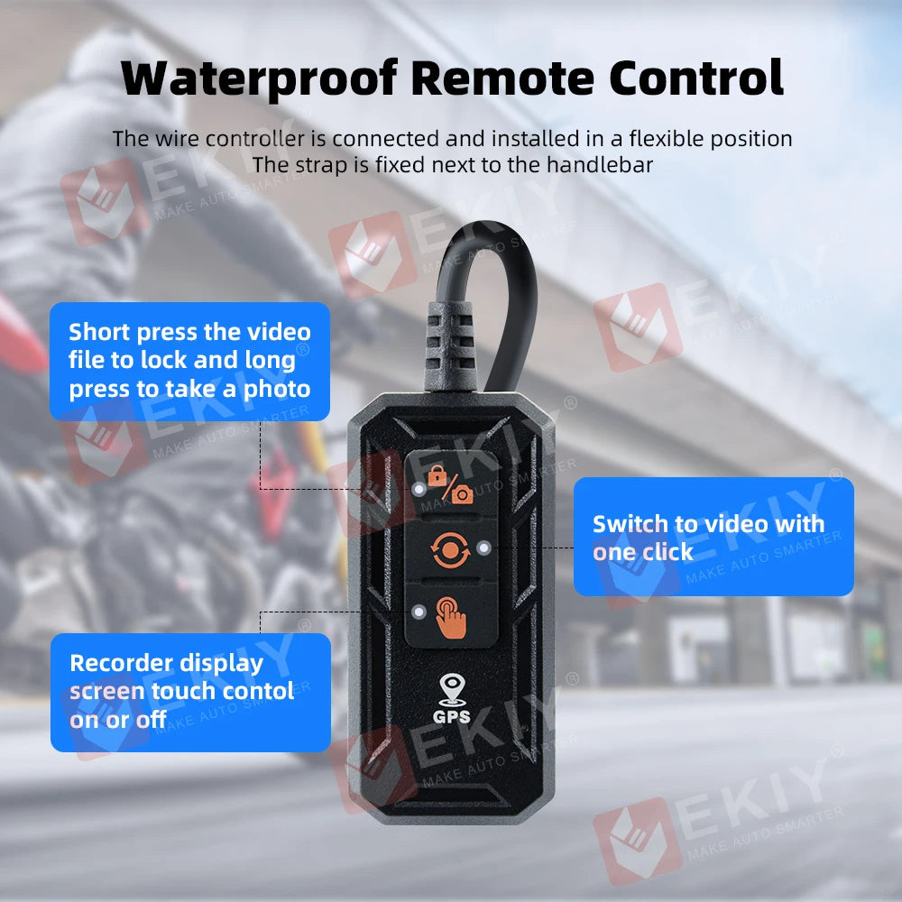 EKIY 6.25" CarPlay Moto GPS