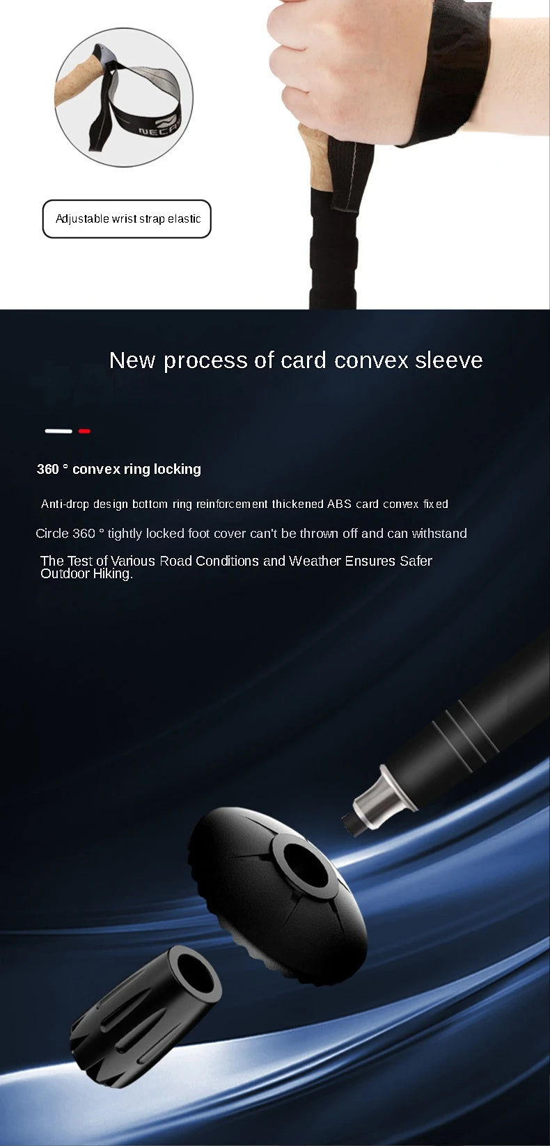 Aluminum Hiking Trekking Pole