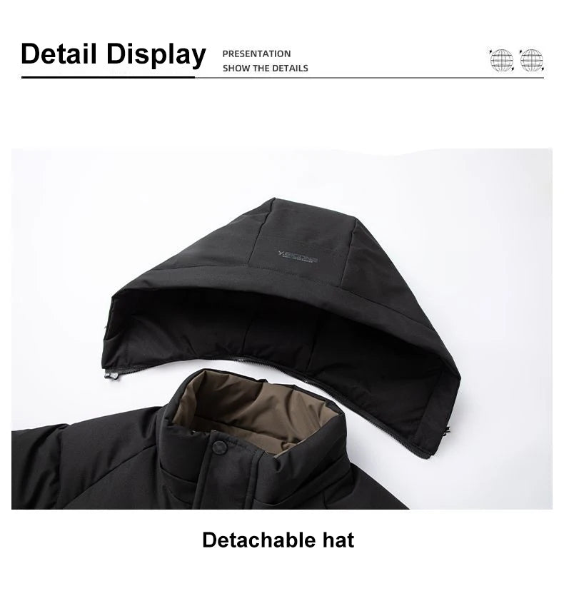 Men’s 2024 Graphene Heated Windproof Winter Jacket