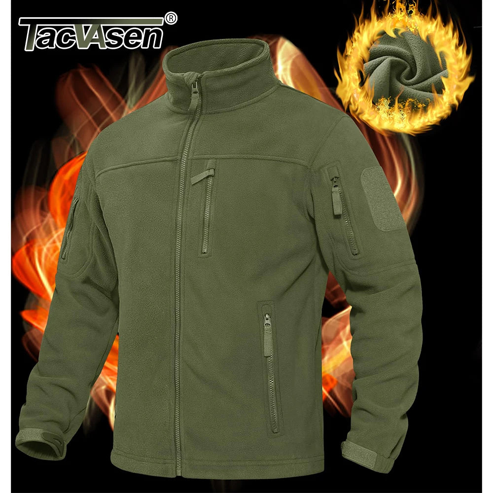 TACVASEN Men’s Fleece Jacket Windproof