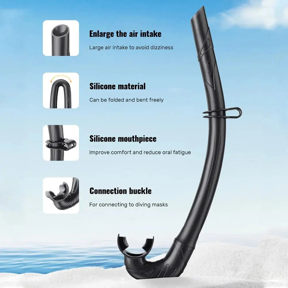 Foldable Silicone Diving Snorkel