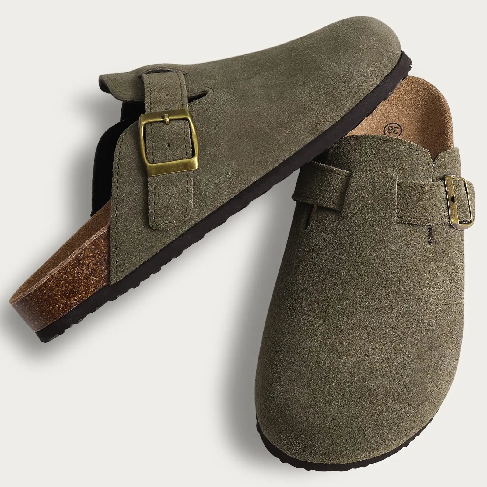 Unisex Suede Clogs