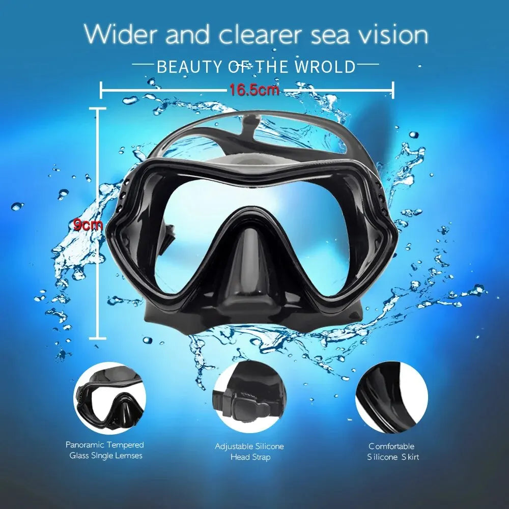 Adult Dry Snorkel Diving Set