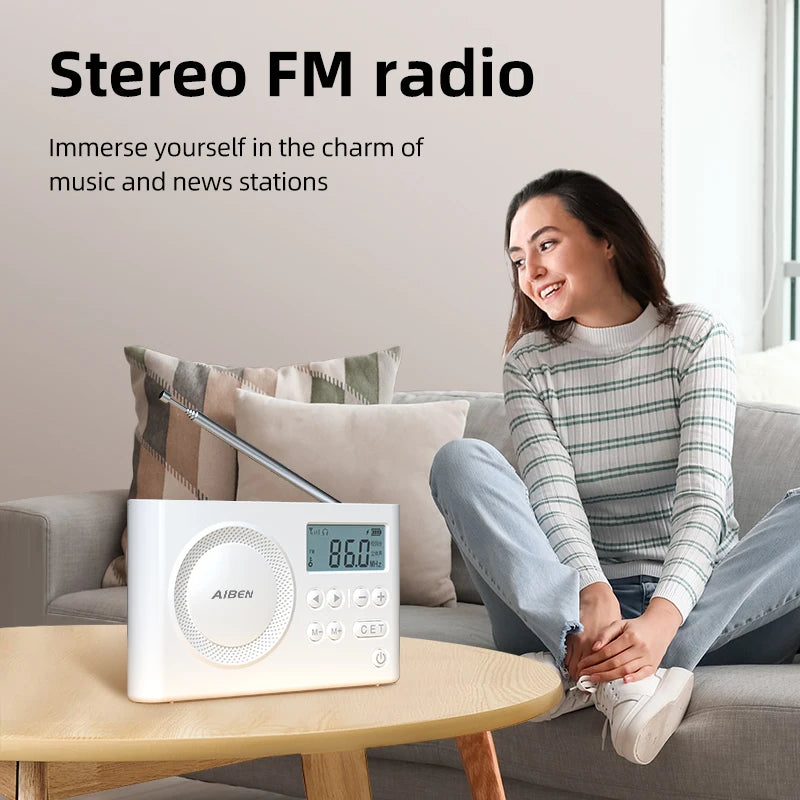 AIBEN C5S Mini Portable Radio