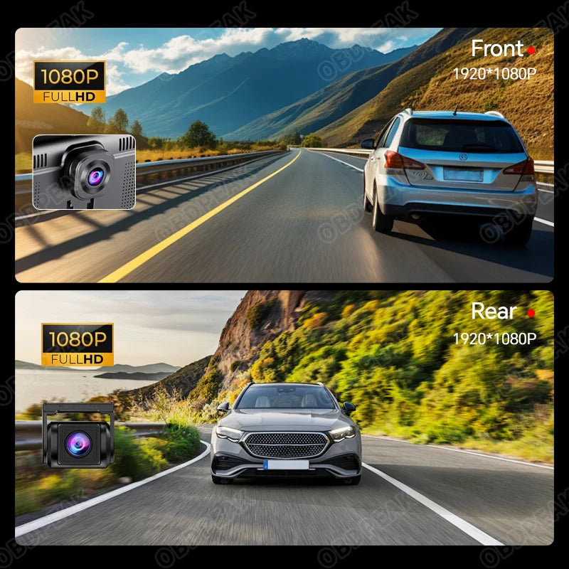 K60 Pro Smart Rearview Mirror Dash Cam