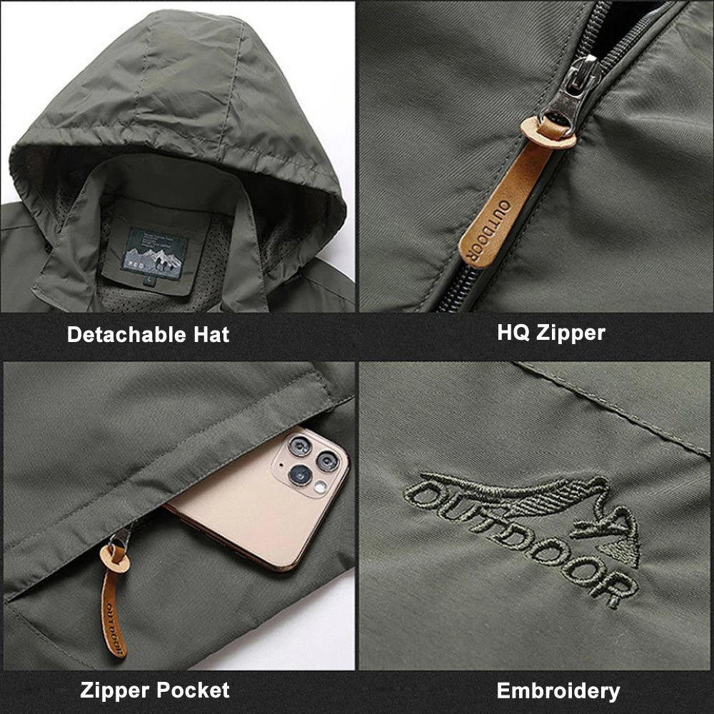 Men’s Tactical Windbreaker Jacket