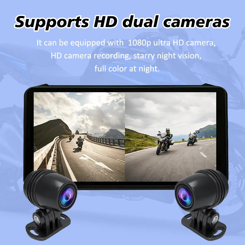 6.1" Waterproof Motorcycle GPS Display