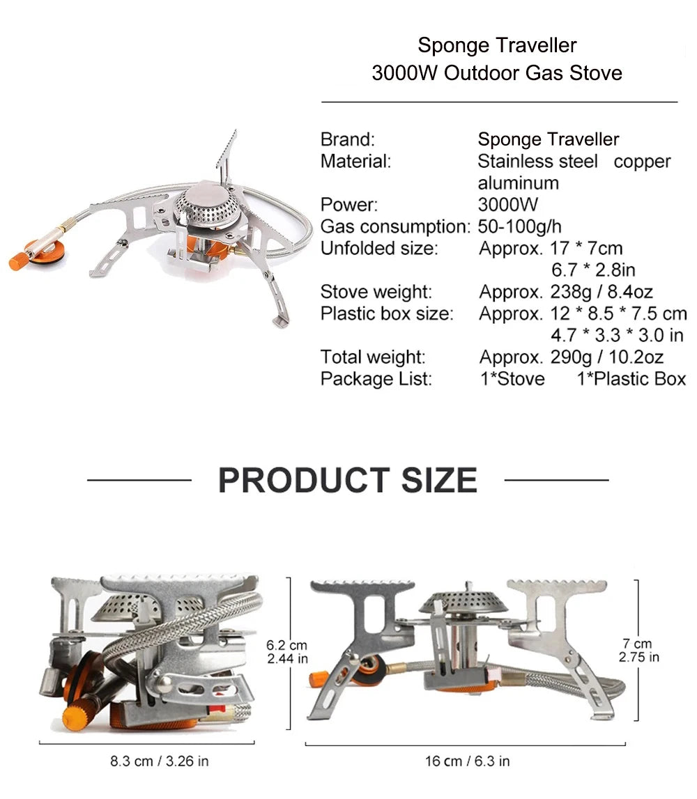 Portable Camping Gas Stove