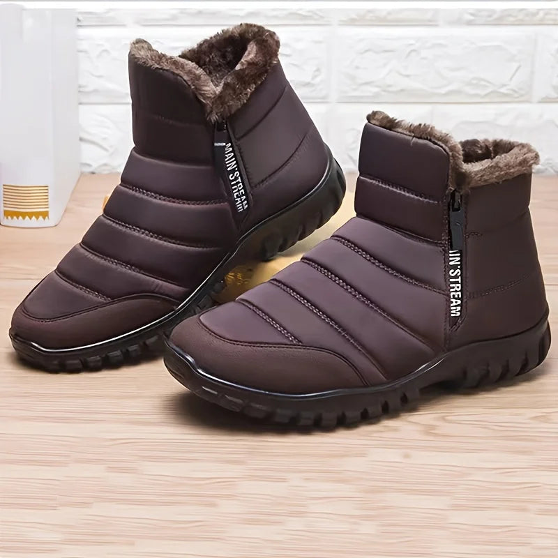 Men’s Warm Waterproof Snow Boots