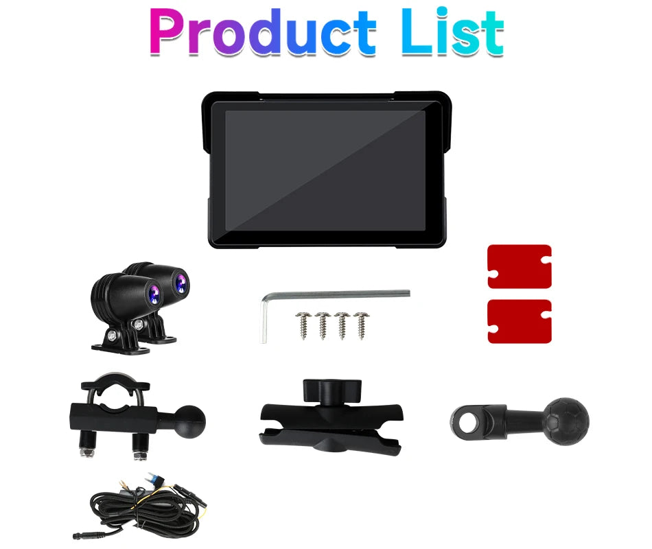 Vtopek 5"/7" Motorcycle GPS DVR