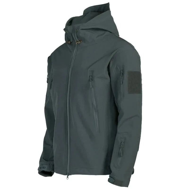 Men’s Tactical Soft-Shell Military Jacket –