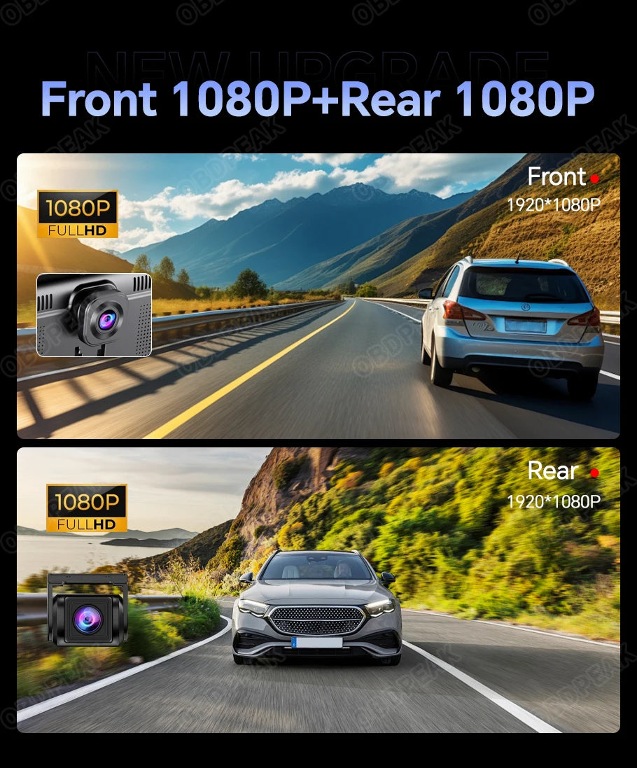 K60 Pro Smart Rearview Mirror Dash Cam