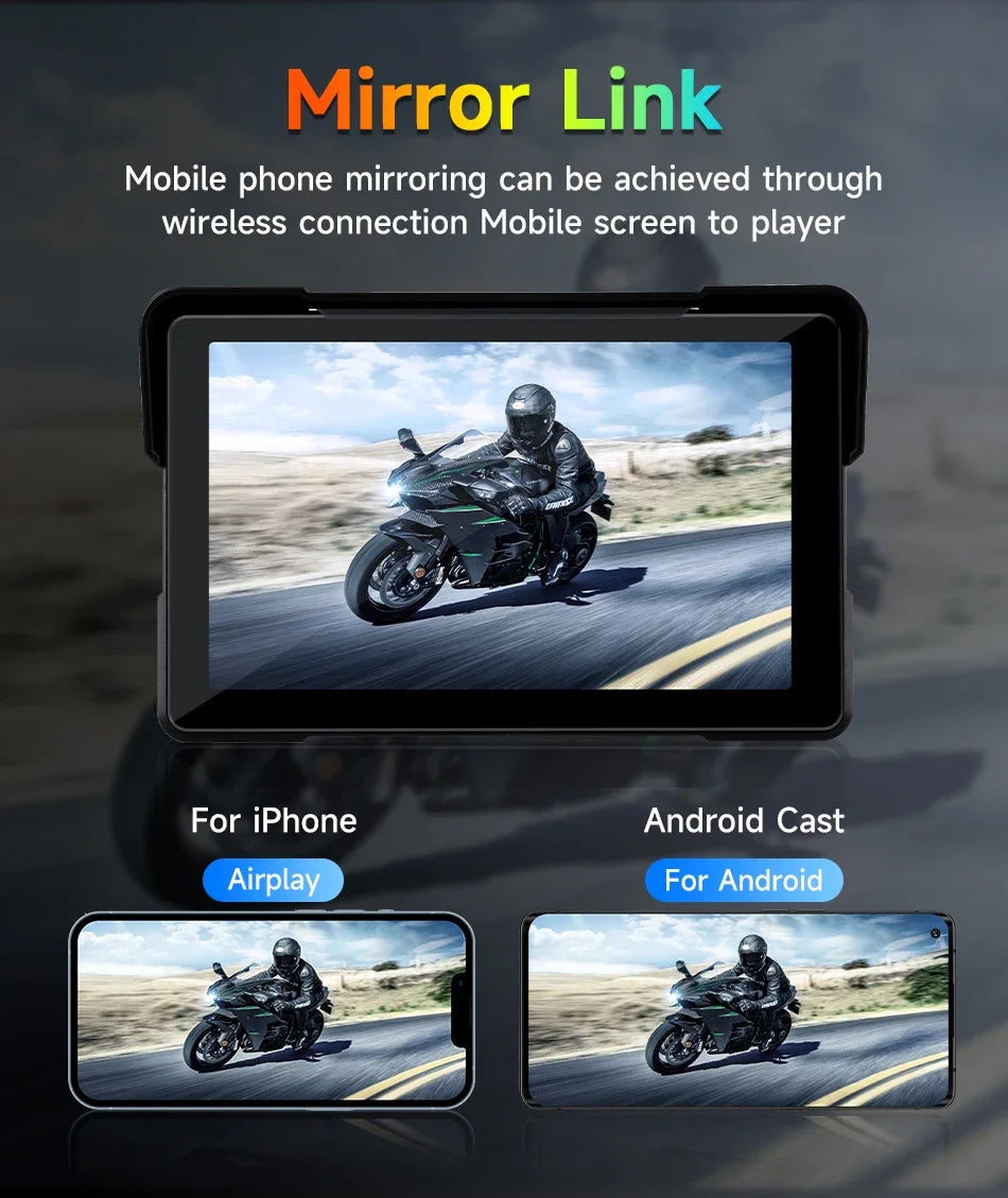 5/7'' Motorcycle GPS Display